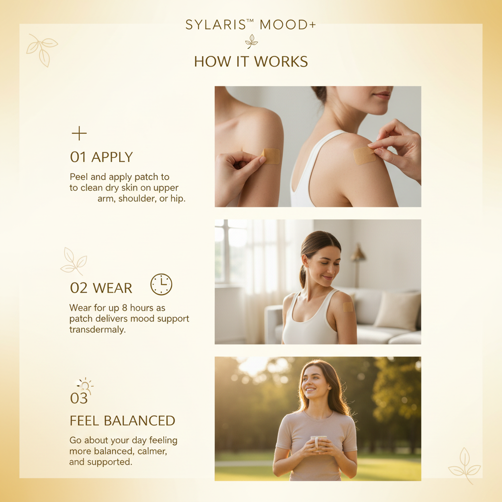 SYLARIS™ MOOD+ – How It Works: Apply, Wear, Feel Balanced